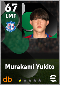 Murakami Yukito — LMF, OVR 67, MAX 67