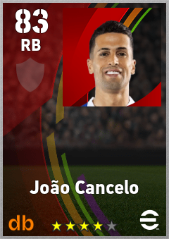 João Cancelo — RB, OVR 83, MAX 83