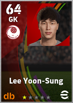 Lee Yoon-Sung — GK, OVR 64, MAX 64