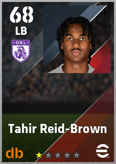 Tahir Reid-Brown — LB, OVR 68, MAX 68