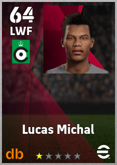 Lucas Michal — LWF, OVR 64, MAX 64