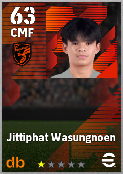 Jittiphat Wasungnoen — CMF, OVR 63, MAX 63