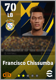 Francisco Chissumba — LB, OVR 70, MAX 70