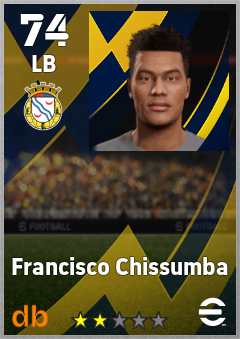 Francisco Chissumba — LB, OVR 74, MAX 74
