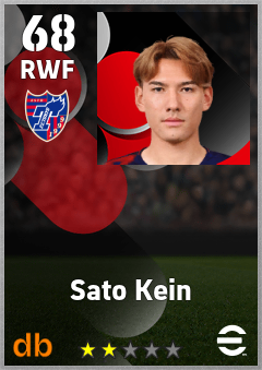 Sato Kein eFootball player card