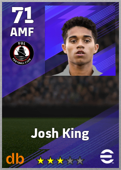 Josh King eFootball player card