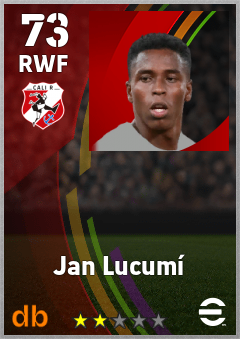 Jan Lucumí — RWF, OVR 73, MAX 73