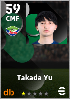 Takada Yu — CMF, OVR 59, MAX 59