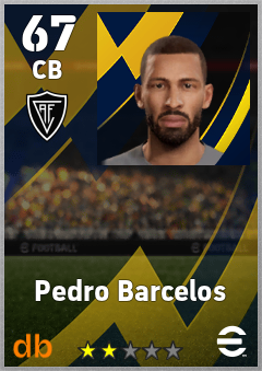 Pedro Barcelos — CB, OVR 67, MAX 67