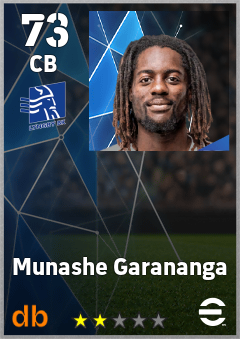 Munashe Garananga eFootball player card