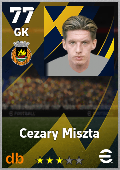 Cezary Miszta eFootball player card