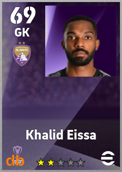 Khalid Eissa — GK, OVR 69, MAX 69