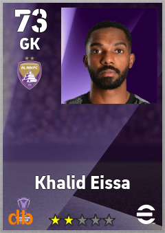 Khalid Eissa — GK, OVR 73, MAX 73