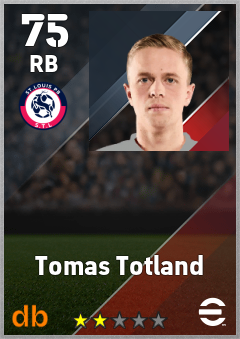 Tomas Totland — RB, OVR 75, MAX 75