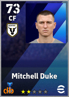 Mitchell Duke — CF, OVR 73, MAX 73