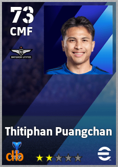 Thitiphan Puangchan — CMF, OVR 73, MAX 73