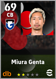 Miura Genta eFootball player card