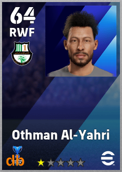 Othman Al-Yahri — RWF, OVR 64, MAX 64