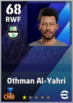 Othman Al-Yahri — RWF, OVR 68, MAX 68