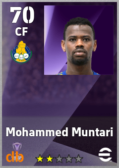Mohammed Muntari eFootball player card