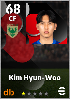 Kim Hyun-Woo — CF, OVR 68, MAX 68