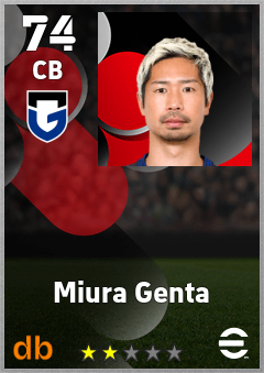 Miura Genta eFootball player card