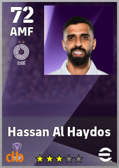 Hassan Al Haydos eFootball player card