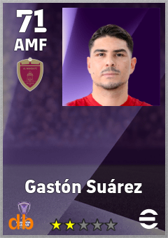 Gastón Suárez eFootball player card