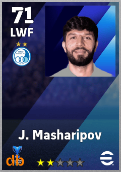 J. Masharipov — LWF, OVR 71, MAX 71