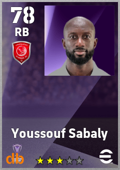 Youssouf Sabaly — RB, OVR 78, MAX 78
