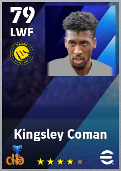 Kingsley Coman eFootball player card