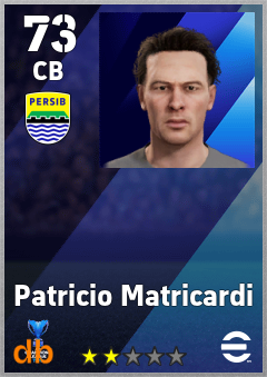 Patricio Matricardi — CB, OVR 73, MAX 73