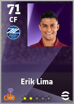 Erik Lima eFootball player card
