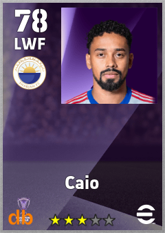 Caio — LWF, OVR 78, MAX 78