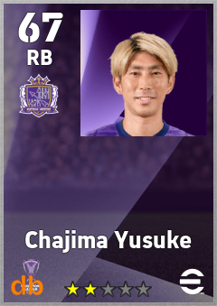 Chajima Yusuke eFootball player card