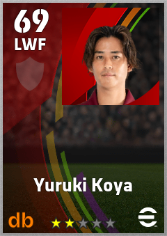 Yuruki Koya eFootball player card