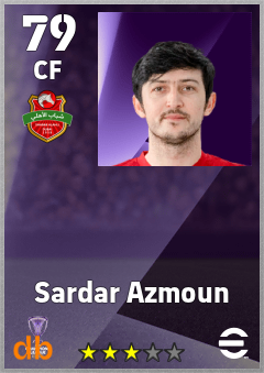 Sardar Azmoun — CF, OVR 79, MAX 79