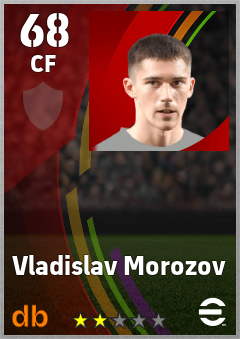 Vladislav Morozov eFootball player card