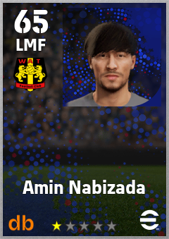 Amin Nabizada — LMF, OVR 65, MAX 65