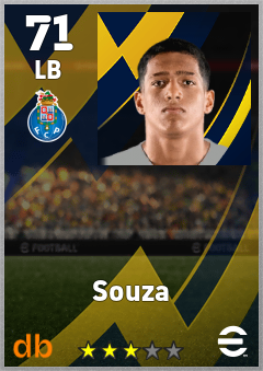 Souza — LB, OVR 71, MAX 71