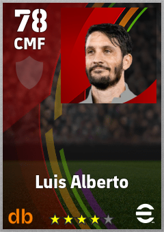 Luis Alberto eFootball player card