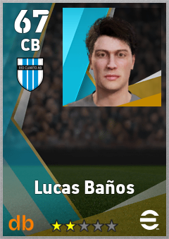 Lucas Baños — CB, OVR 67, MAX 67
