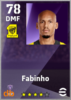 Fabinho eFootball player card