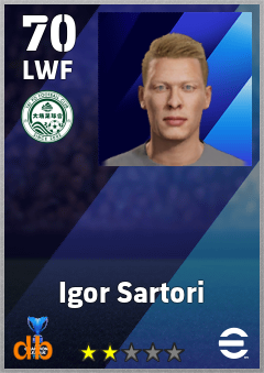 Igor Sartori — LWF, OVR 70, MAX 70