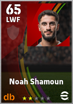 Noah Shamoun — LWF, OVR 65, MAX 65