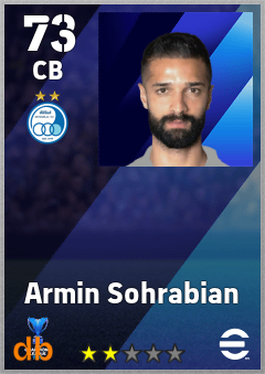 Armin Sohrabian — CB, OVR 73, MAX 73