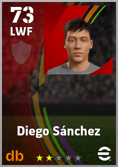 Diego Sánchez eFootball player card