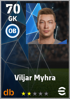 Viljar Myhra eFootball player card