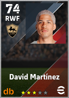David Martínez eFootball player card