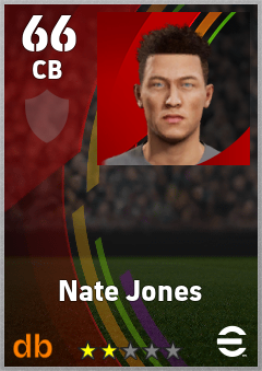 Nate Jones eFootball player card